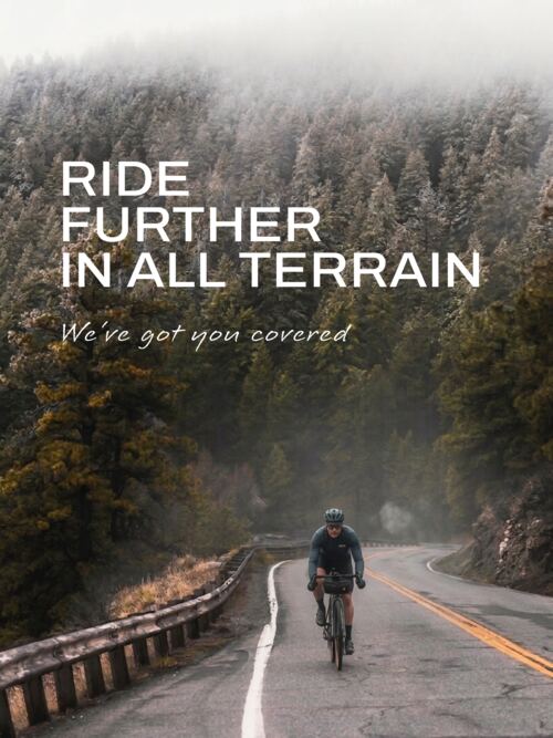 Social post: CRAFTED TO FIT YOUR LIFESTYLE over a dark close-up of a chainring, with the script line We’ve got you covered